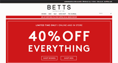 Desktop Screenshot of betts.com.au